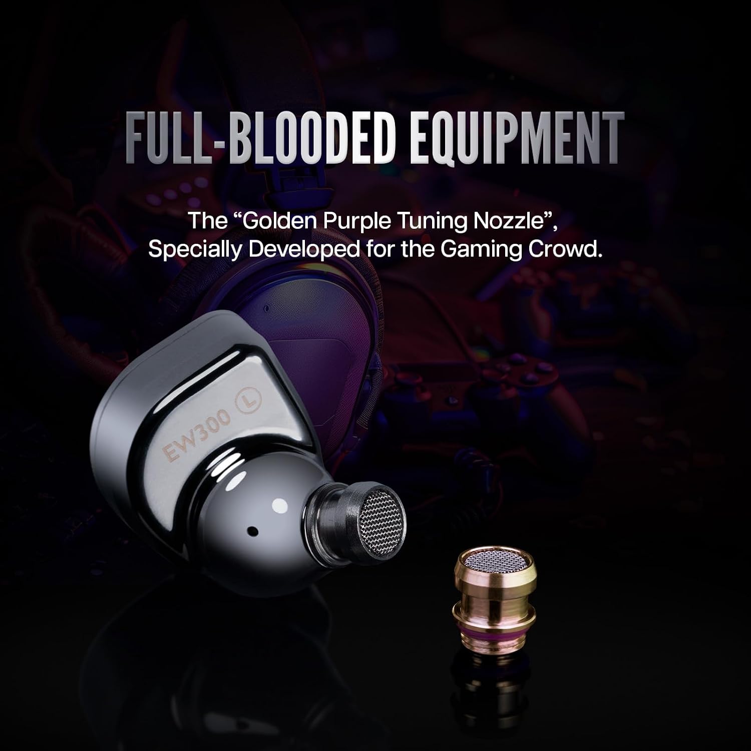 Thumbnail 6 de Linsoul SIMGOT EW300 DSP Wired IEMs, Hybrid Drivers and Type-C DAC