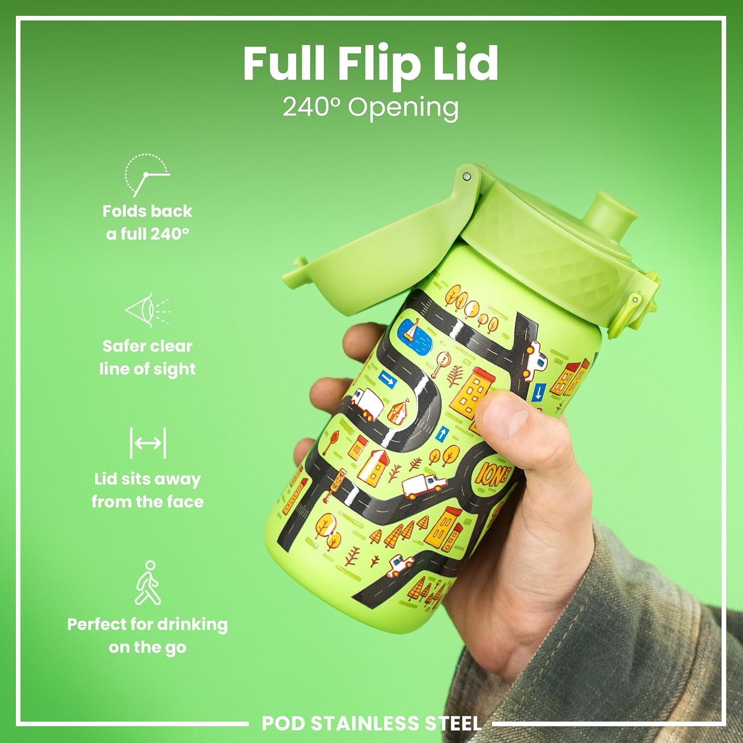 Thumbnail 3 de Ion8 Small Water Bottle: Leak-Proof, Dishwasher-Safe and Easy to Open