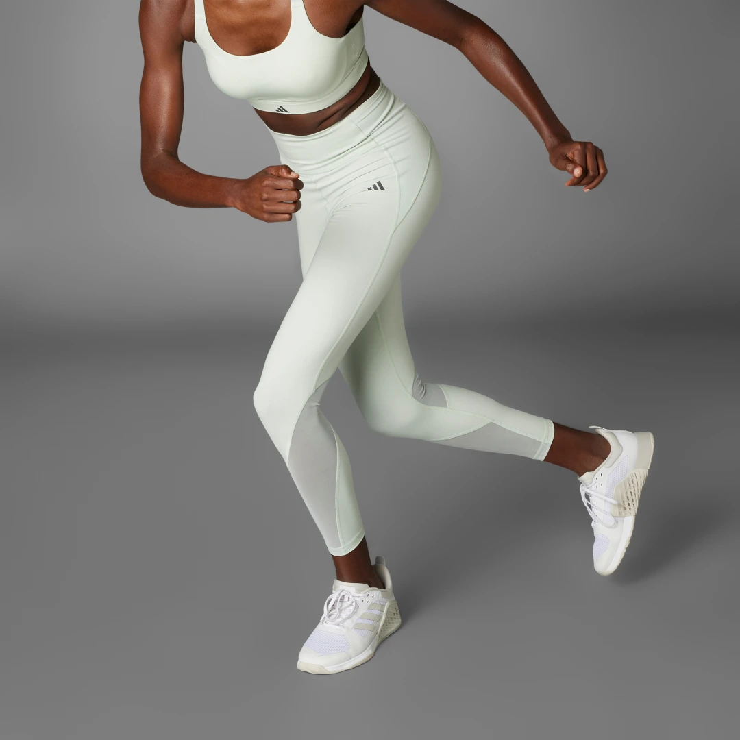 Detalle de Adidas Mallas 7/8 Tailored HIIT Training en verde