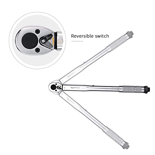 Detalle 2 de Amazon Basics Llave Dinamométrica Drive Click 3/8" 20-108 Nm