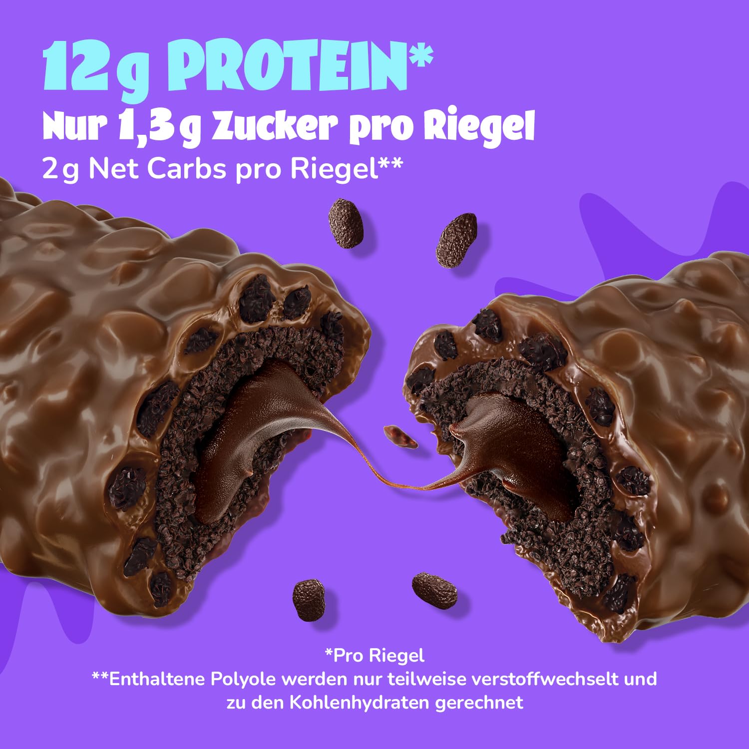 Thumbnail 4 de ahead Protein Riegel Fudge Brownie 14x45g 🍫