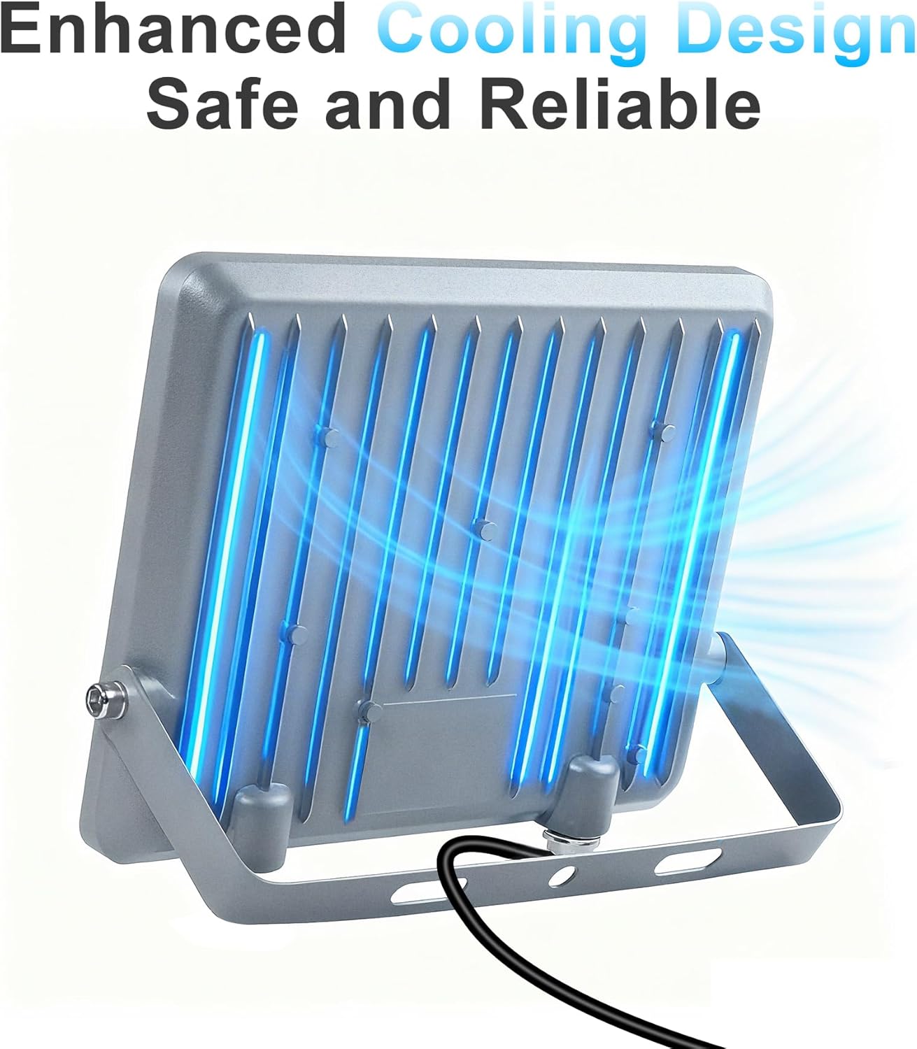 Detalle de OUSIDE Projecteur LED Extérieur 50W – 6500 K, 5000 lm, IP66, Aluminium Robuste