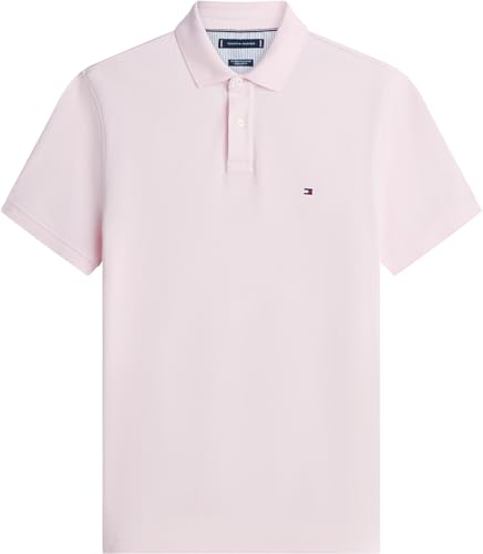 Detalle 1 de Polo Regular 1985 para Hombre de Tommy Hilfiger (Mw0Mw17770) – Rosa, talla M