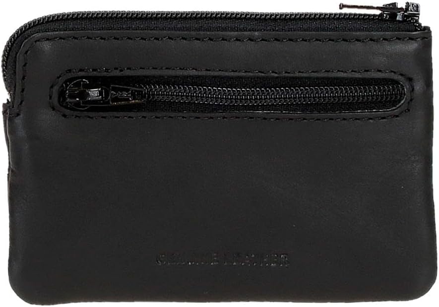 Detalle de Pepe Jeans Ithaca Porte-Monnaie avec Porte-Cartes – Noir, cuir