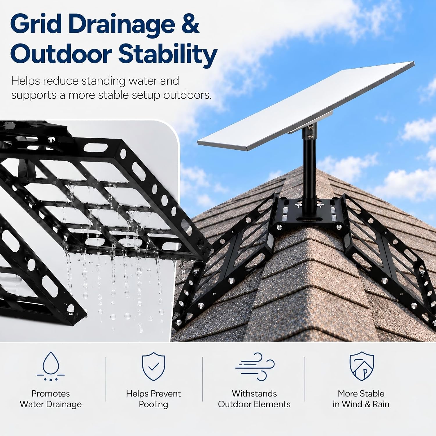 Detalle 2 de Standard Roof Ridge Mount for Starlink Gen 3