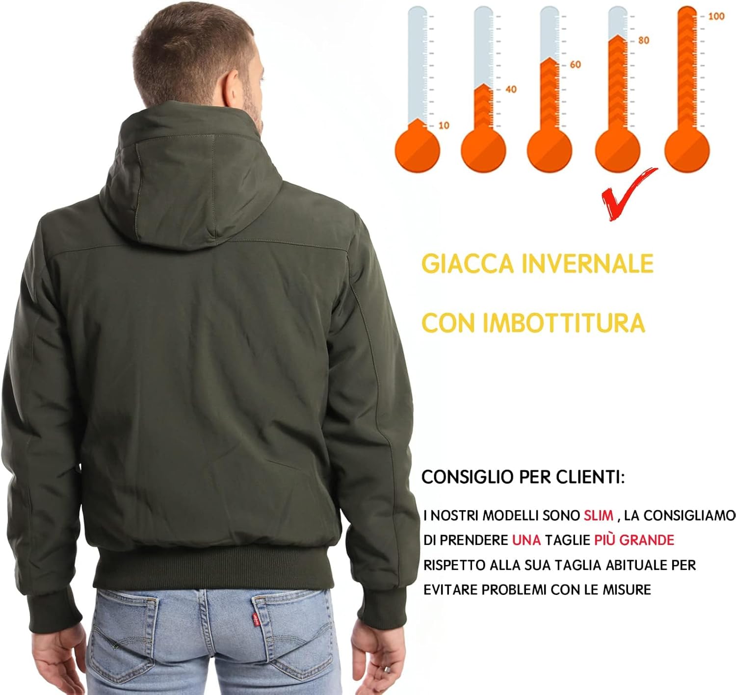 Thumbnail 1 de TONY BACKER 3351 Giacca Invernale Softshell Uomo 🧥