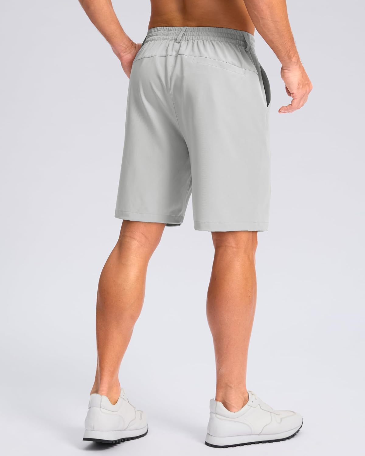 Detalle de Pudolla Men’s Casual Shorts (7”/9”) Lightweight Golf Shorts with 3 Pockets