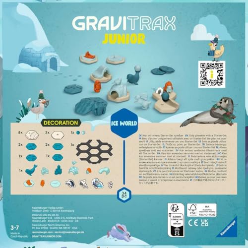 Detalle 2 de Ravensburger Gravitrax Junior Extension Ice 33 pièces ⚙