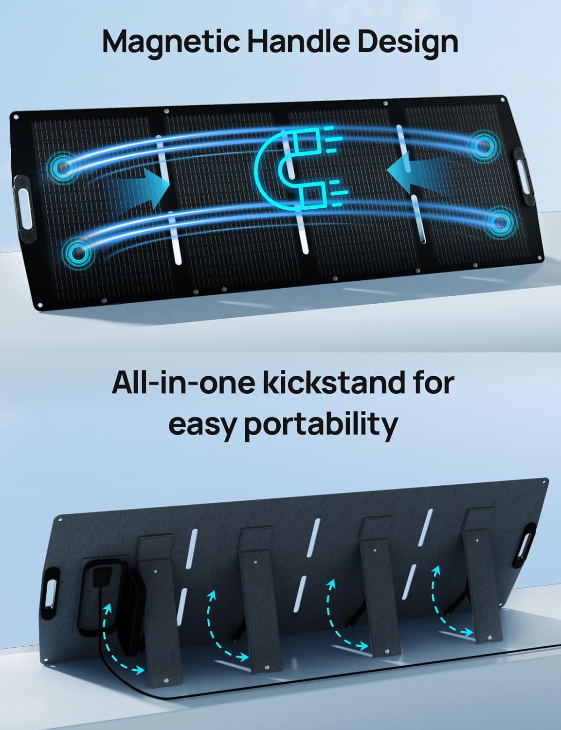 Thumbnail 4 de ECO-WORTHY 200W Portable Solar Panel 23% Efficiency