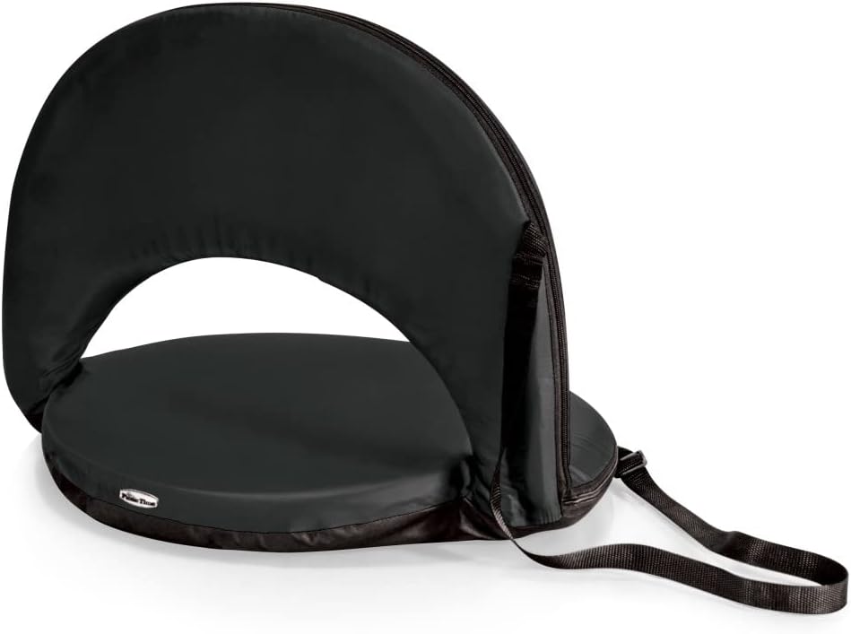 Detalle 2 de Picnic Time Black Green Bay Packers Oniva Stadium Seat with Adjustable Shoulder Strap