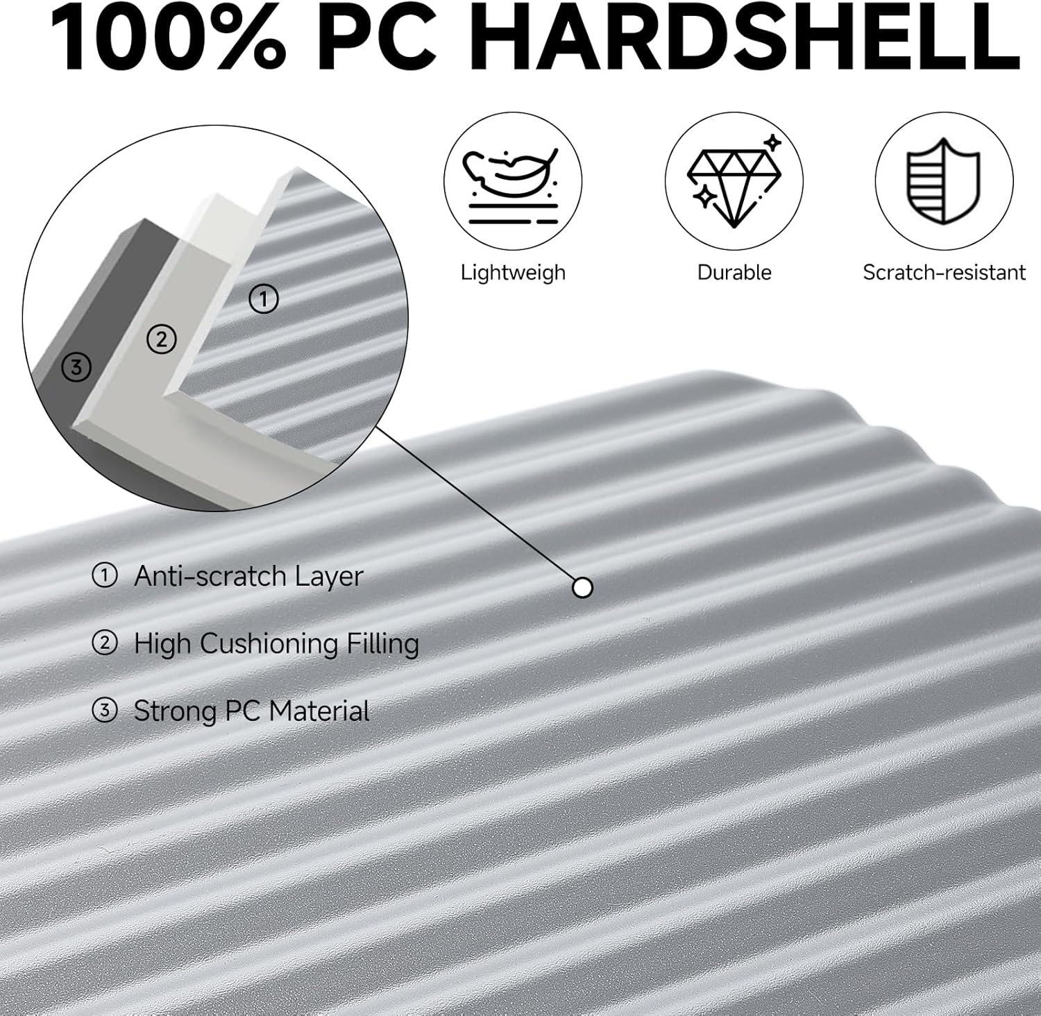 Thumbnail 3 de Sea Choice 2 Piece Luggage Set 20/28 Front Opening PC Hard Shell with USB Port and TSA Lock