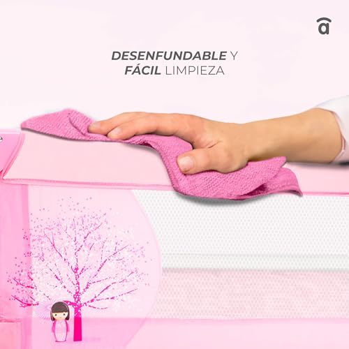 Thumbnail 7 de Asalvo Barrera de Cama de 150 cm (extra alta) para niños, abatible y plegable