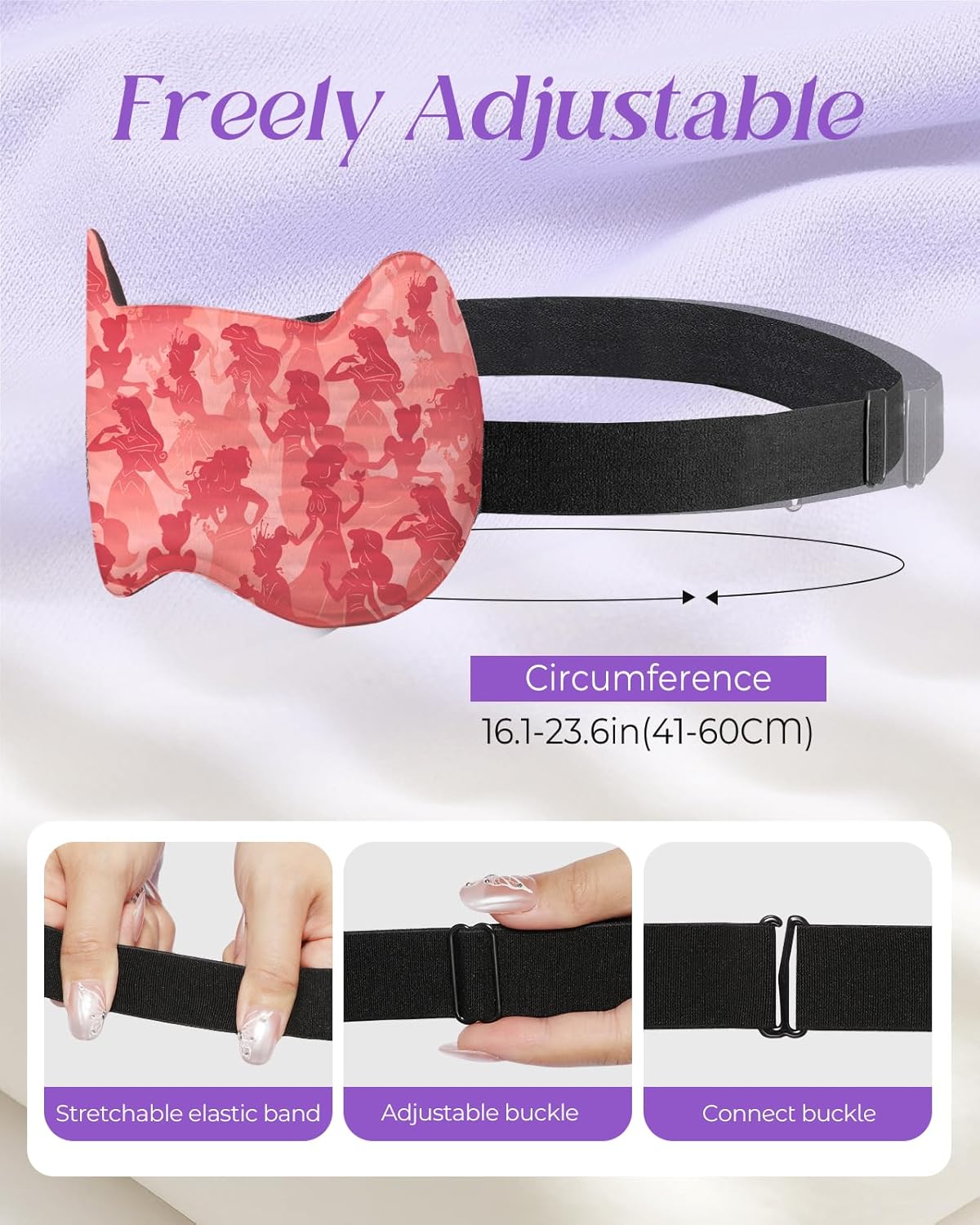Detalle de Miss Adola 3D sleep mask for kids