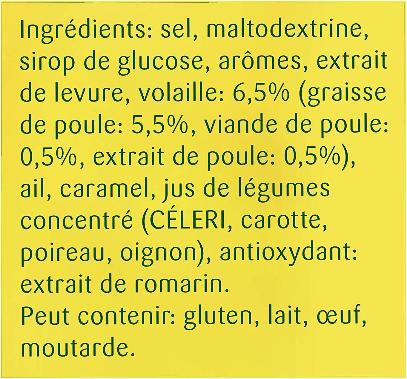 Detalle de Knorr Bouillon de Volaille Déshydraté 1 kg – Lot de 2, dissolution instantanée