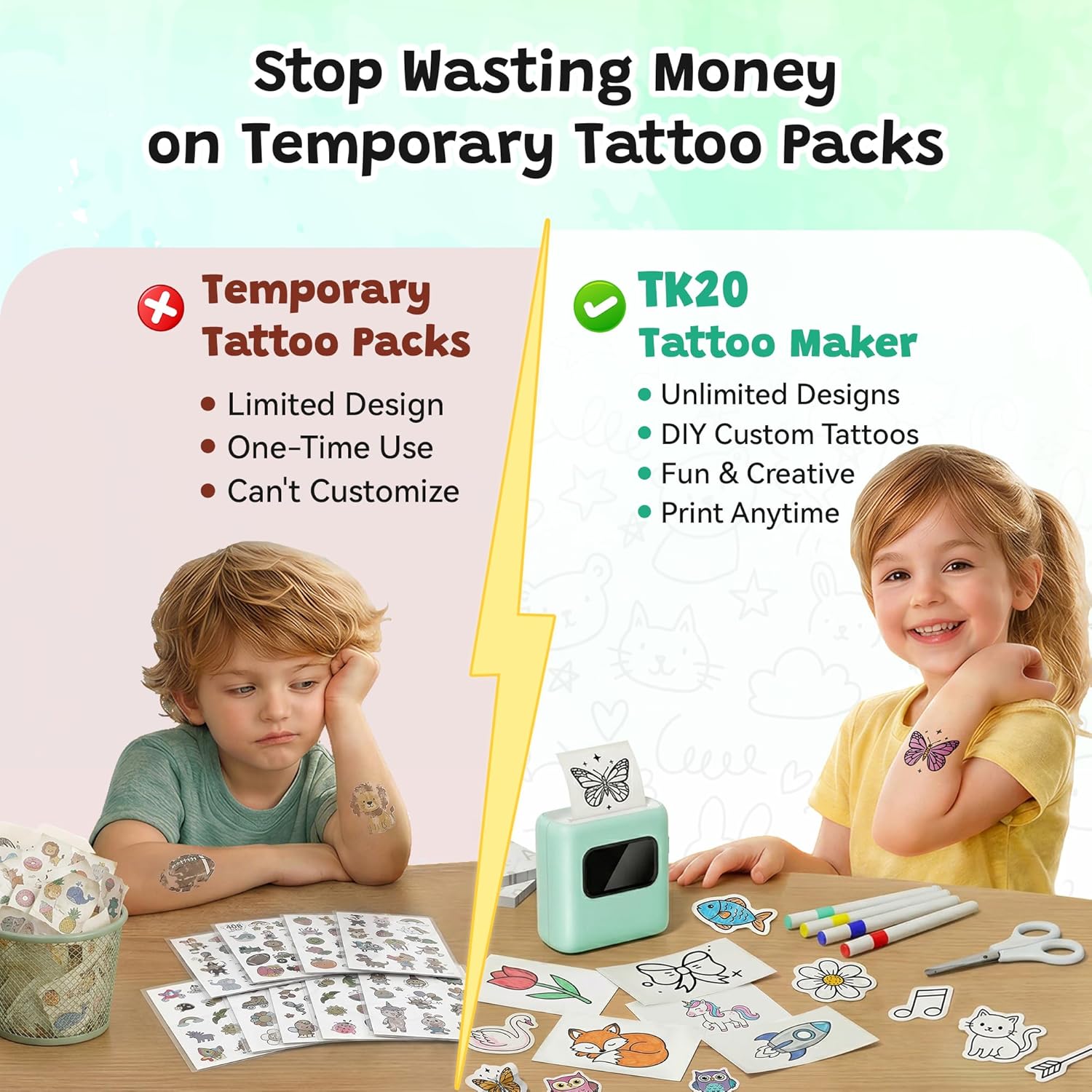 Thumbnail 3 de TATTMUSE Imprimante à Tatouage pour Enfants