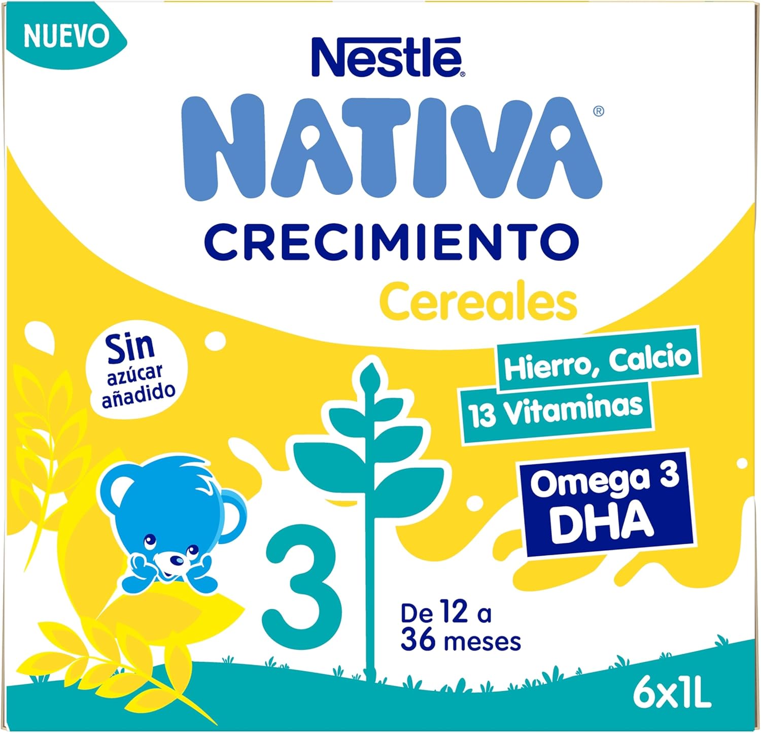 Thumbnail 2 de NESTLÉ NATIVA Leche de crecimiento con cereales 6L