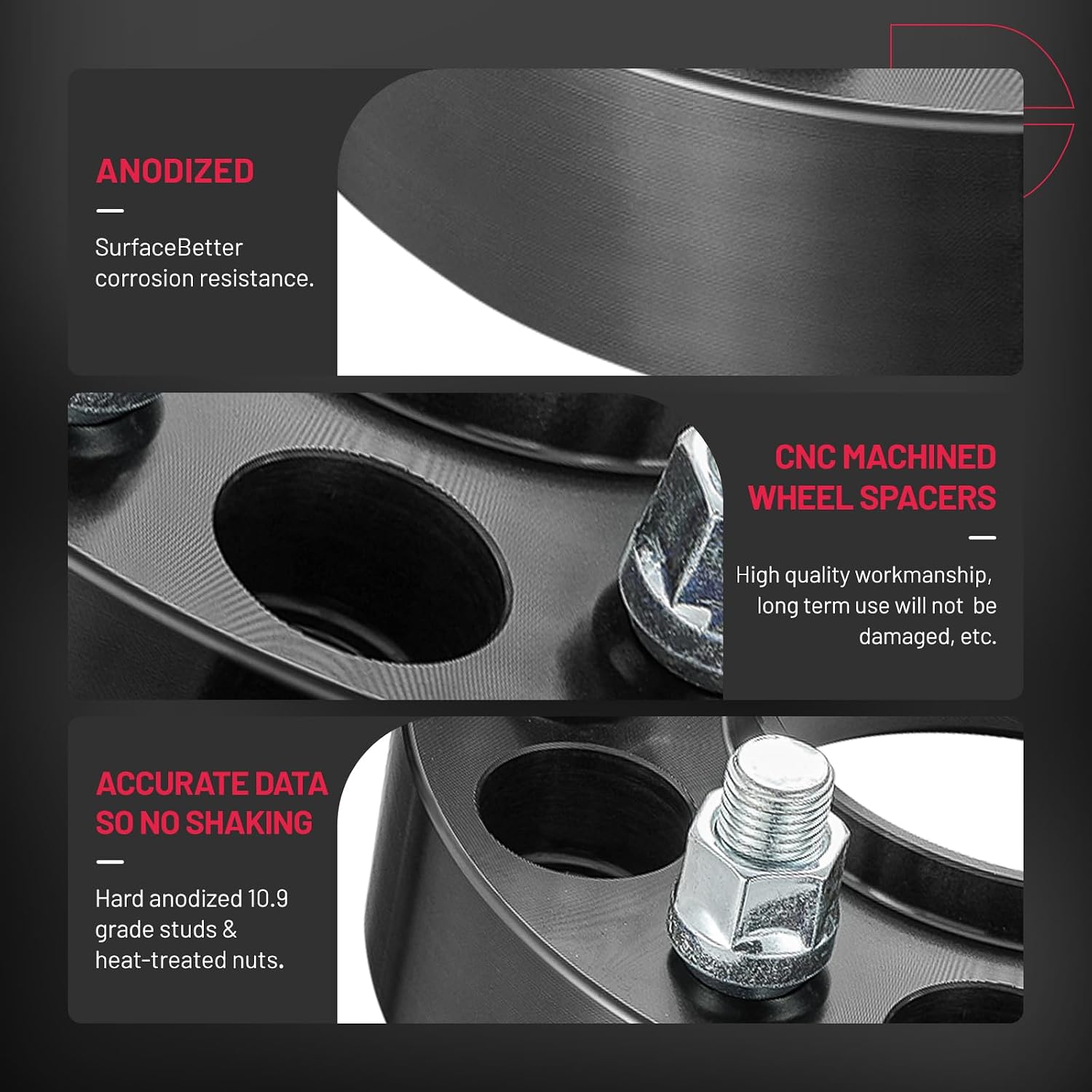 Detalle 1 de BDFHYK Wheel Spacers 5x115mm