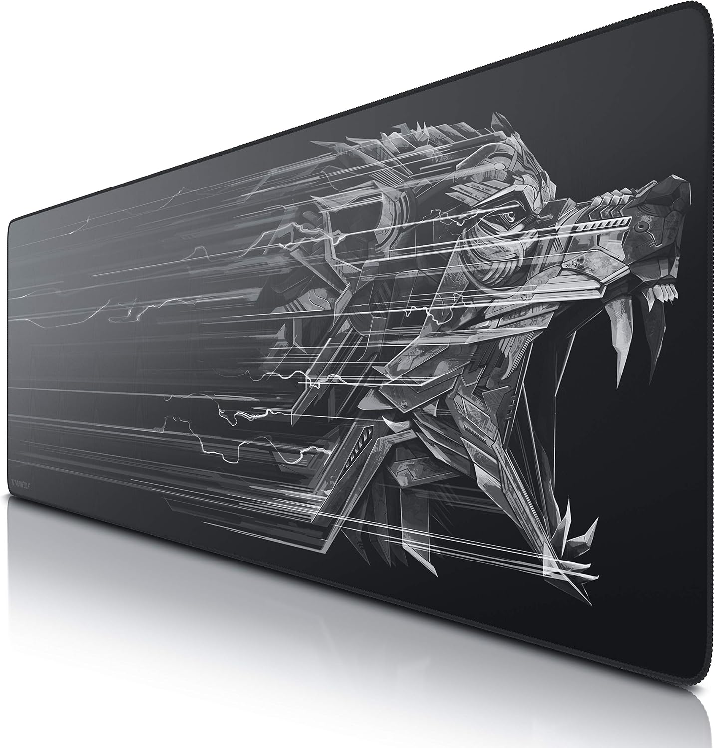 Detalle de CSL-Computer TITANWOLF Gaming-Mauspad in Übergröße (1200x400 mm) – XXXL Mousepad für Präzision & Tempo