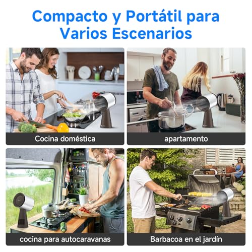 Thumbnail 7 de AMZCHEF Campana extractora portátil 120 m³/h
