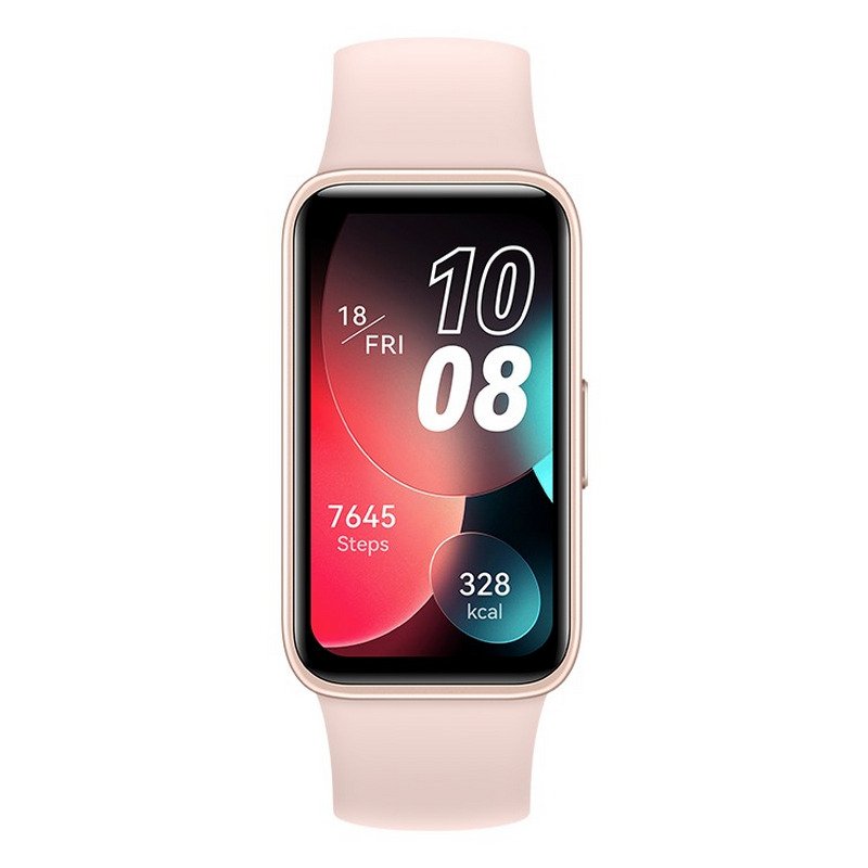 Detalle 2 de Huawei Band 8 Pulsera de Actividad Rosa: diseño ligero con pantalla AMOLED y esferas personalizables