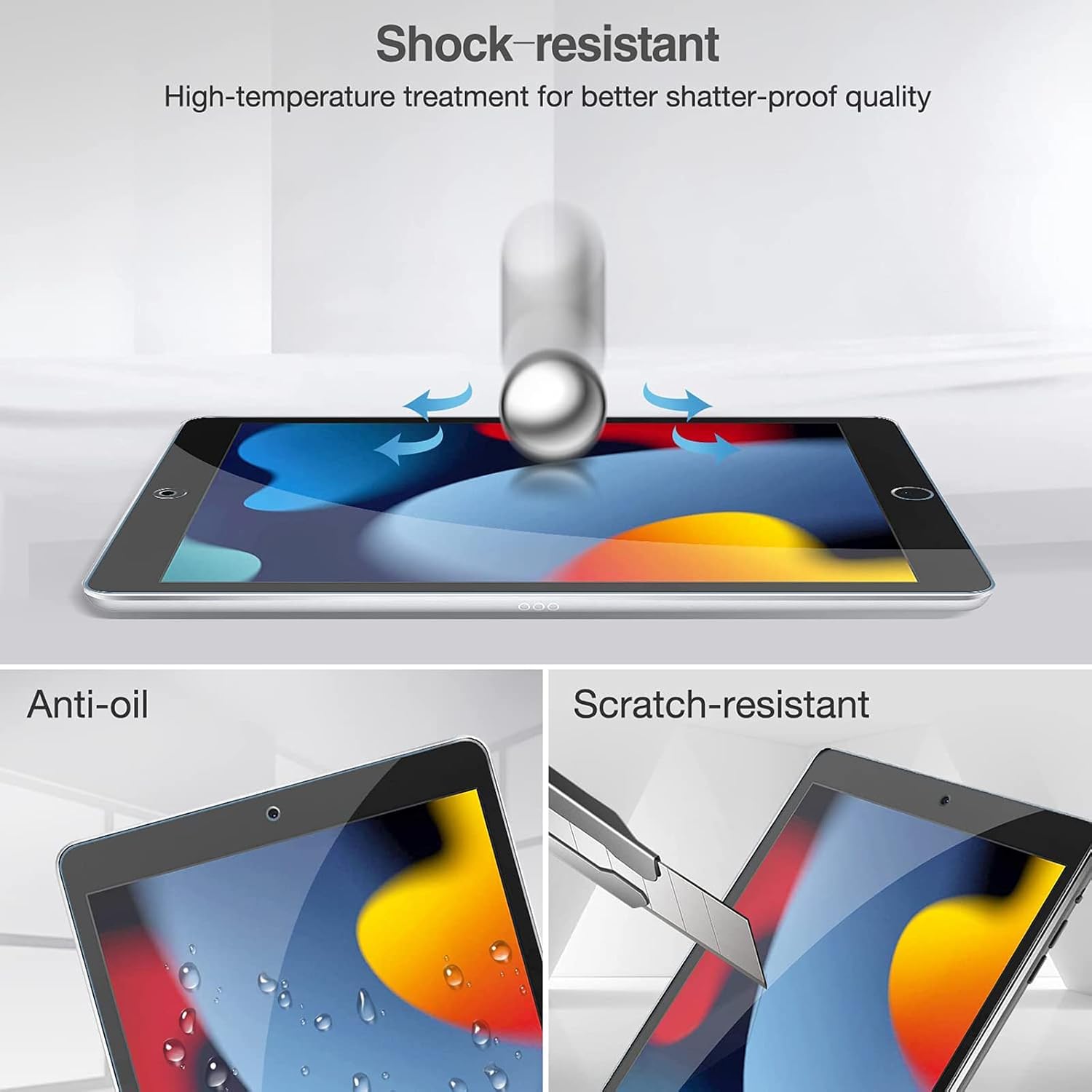 Detalle 2 de XZC Displayschutzfolie für iPad 9