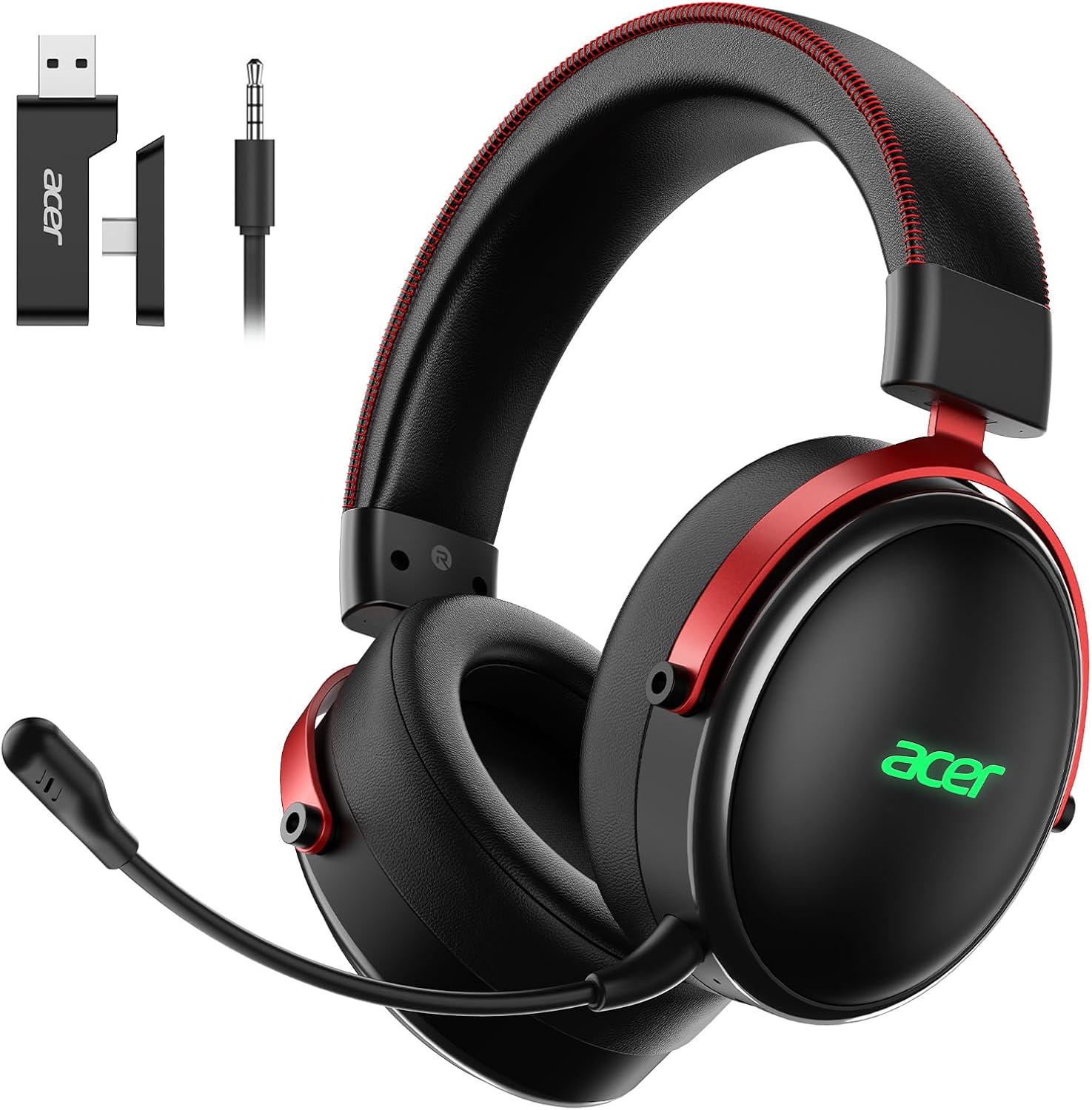 Detalle de Acer Wireless Gaming Headset, 50mm Drivers