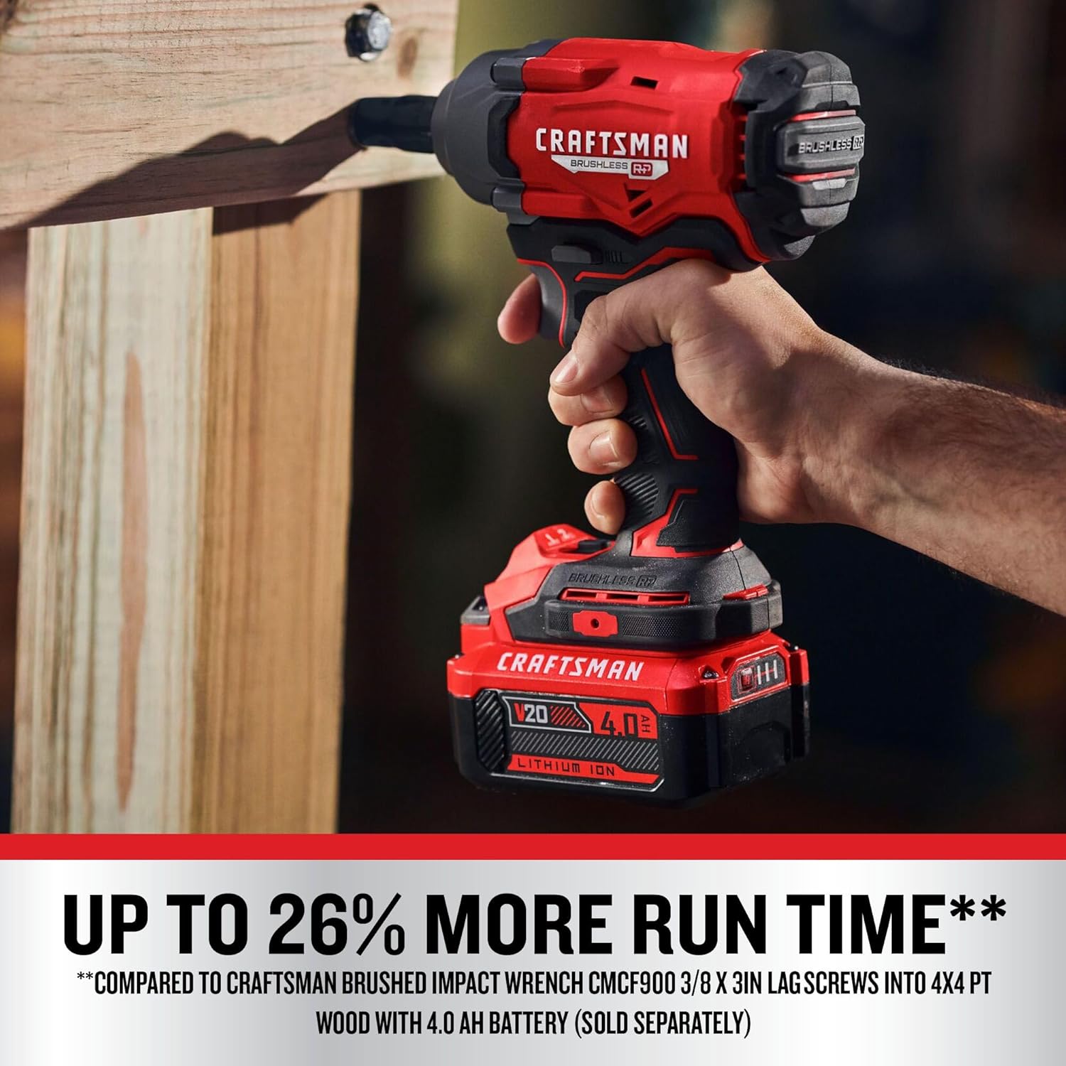 Thumbnail 2 de CRAFTSMAN V20 Cordless Impact Wrench, 1/2-Inch (CMCF921B) — Bare Tool Only