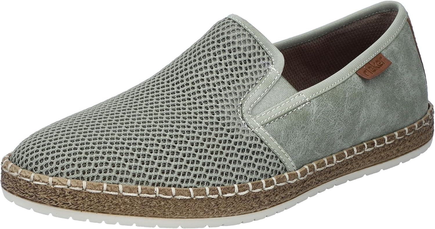 Detalle 2 de Rieker Herren Slip-On Sneaker B5265 – bequeme, slip-in Halbschuhe