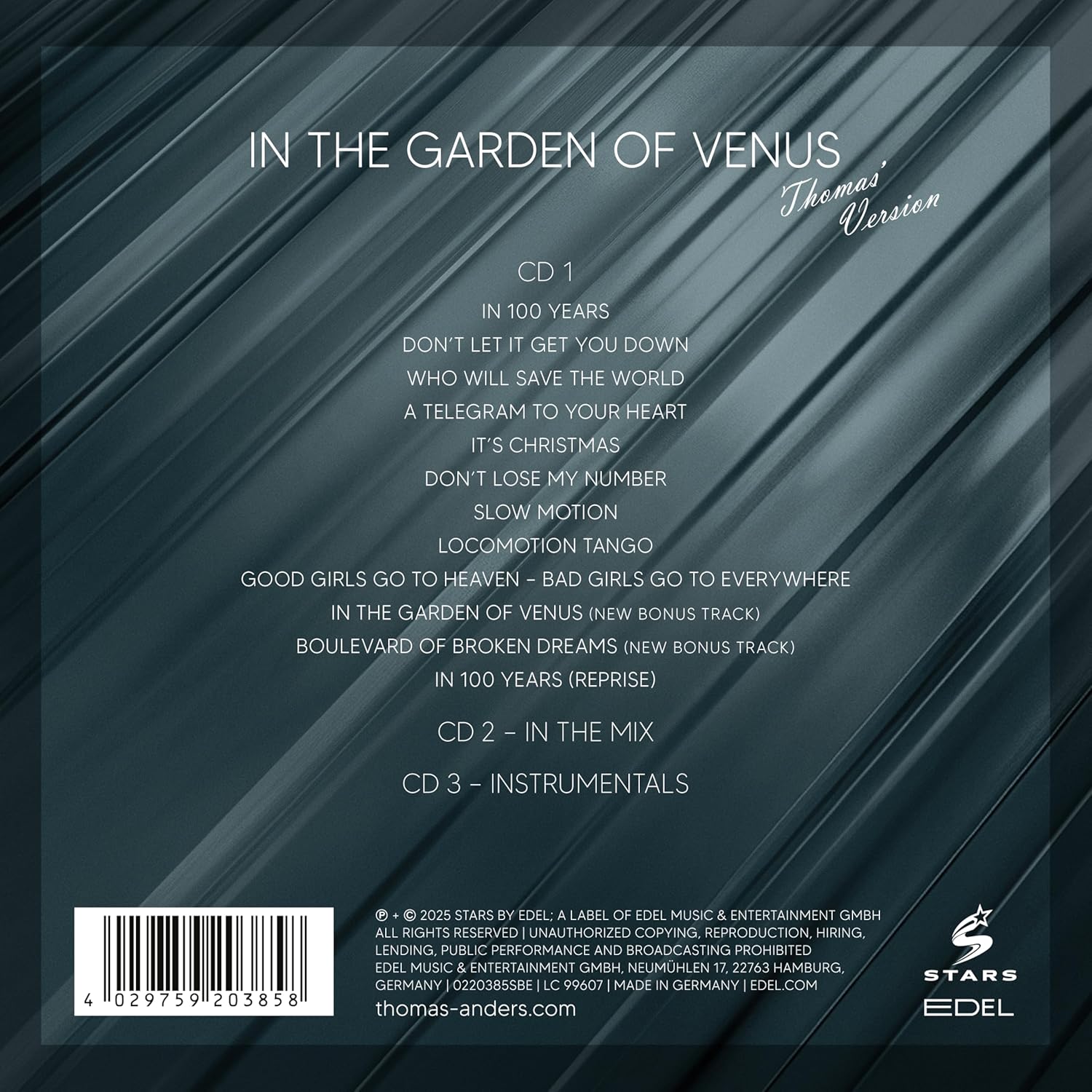 Thumbnail 3 de SINGS MODERN TALKING In The Garden Of Venus