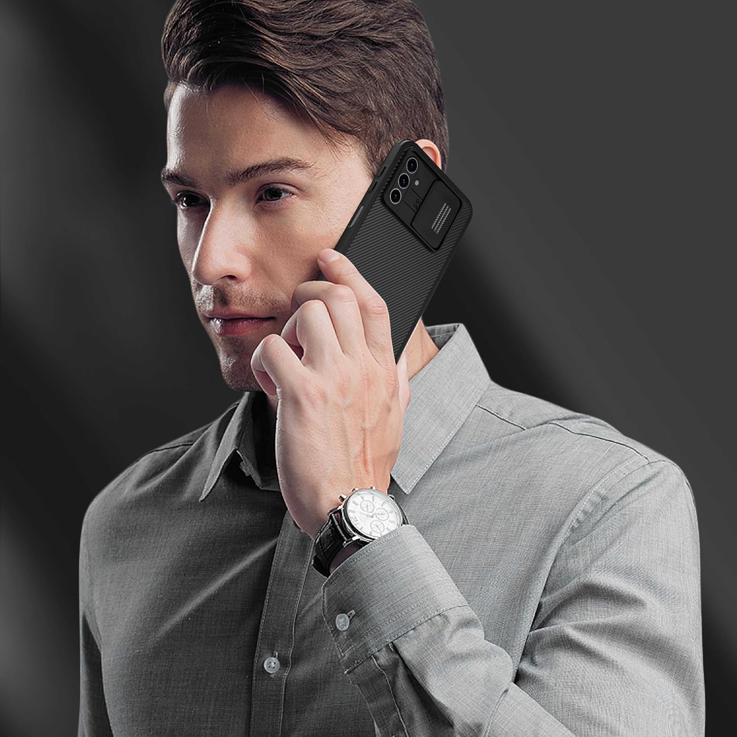 Thumbnail 5 de XTCASE Coque Galaxy S24 5G – Étui mince avec cache optique coulissant et protection caméra