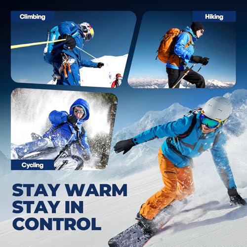 Thumbnail 5 de krosa 5-Layer Winter Gloves –20°F touchscreen-friendly