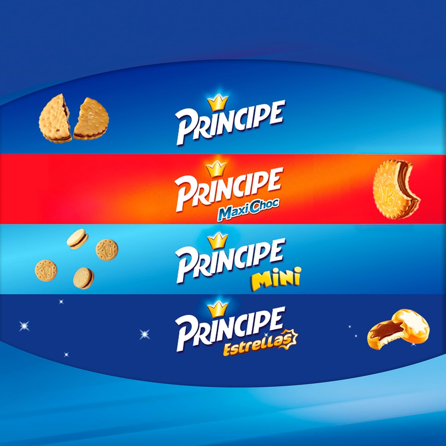 Thumbnail 6 de Príncipe Original Galletas sándwich chocolate con leche 🍪 Pack 24x300g