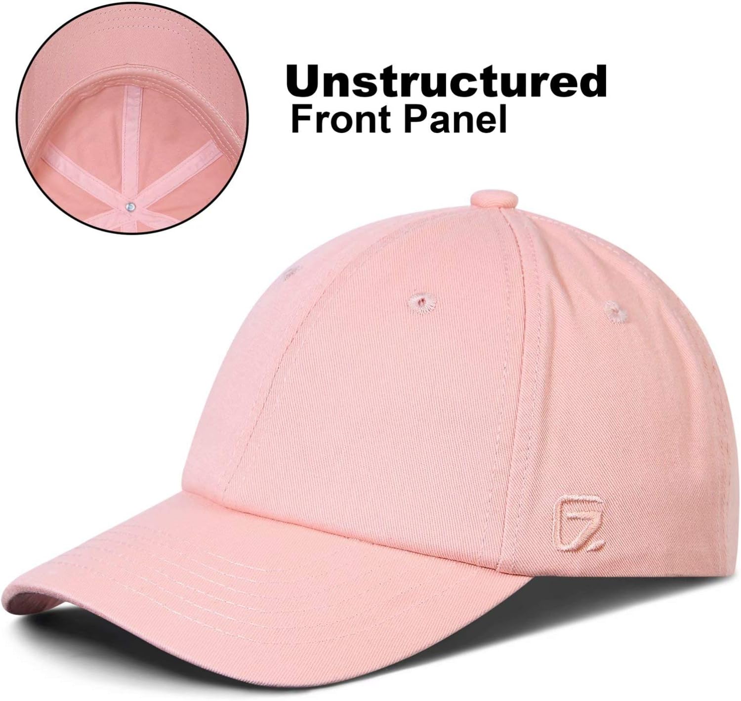 Thumbnail 2 de GADIEMKENSD Unstructured Cotton Baseball Cap (Washed Cotton) with Adjustable Metal Slider