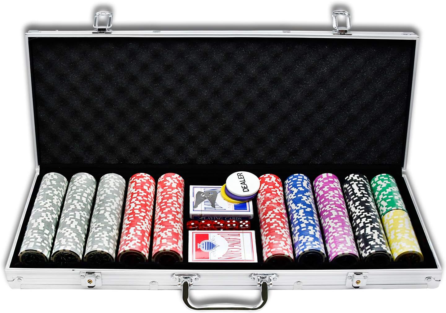 UISEBRT Pokerkoffer Set 500 Chips