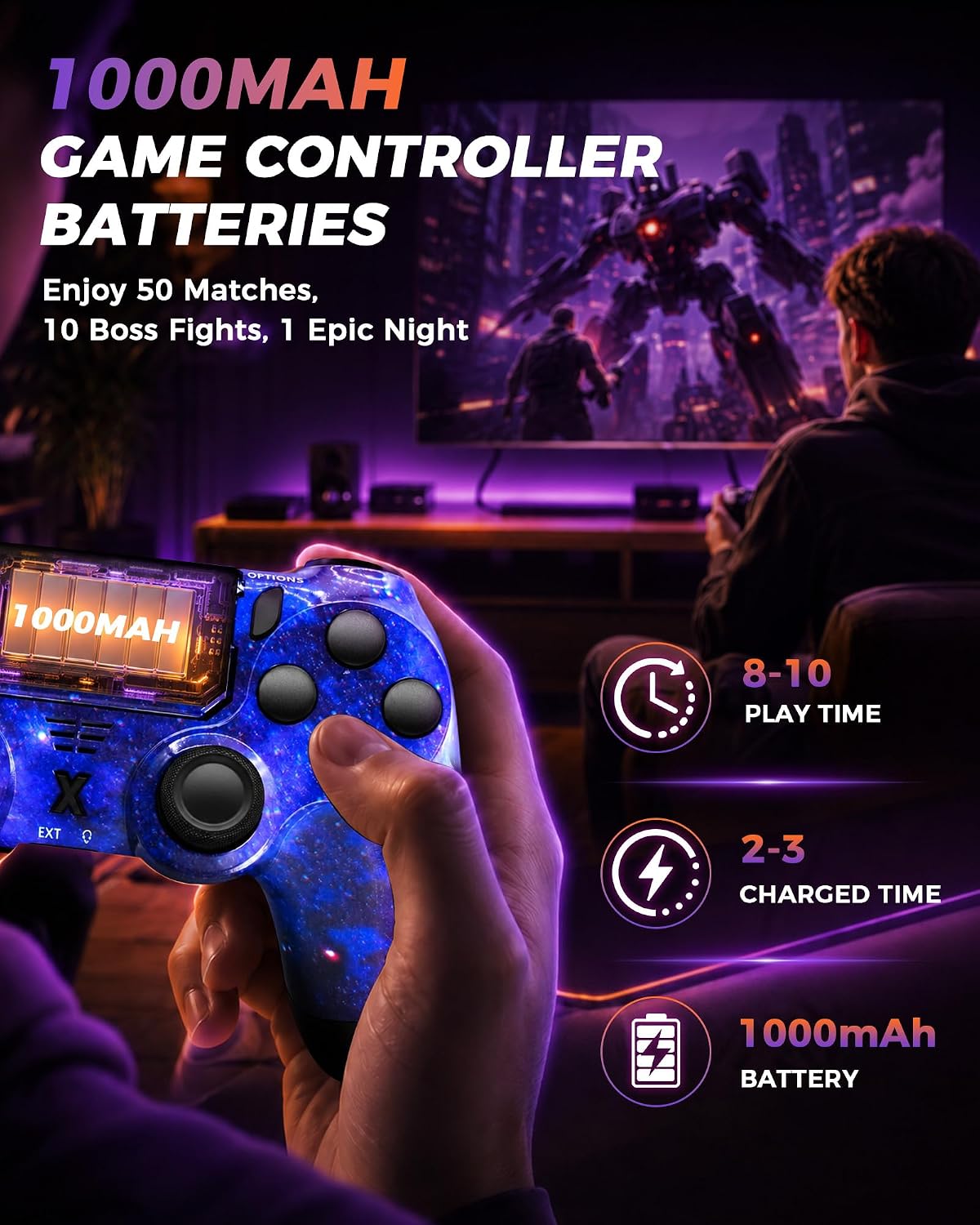 Thumbnail 3 de Glitfix Wireless Controller PS4