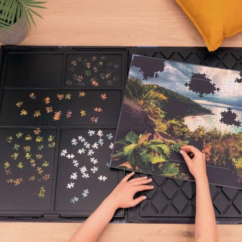 Detalle de Ravensburger Store & Go – Puzzle-Sortierschale, Unterlage und Aufbewahrung in einem