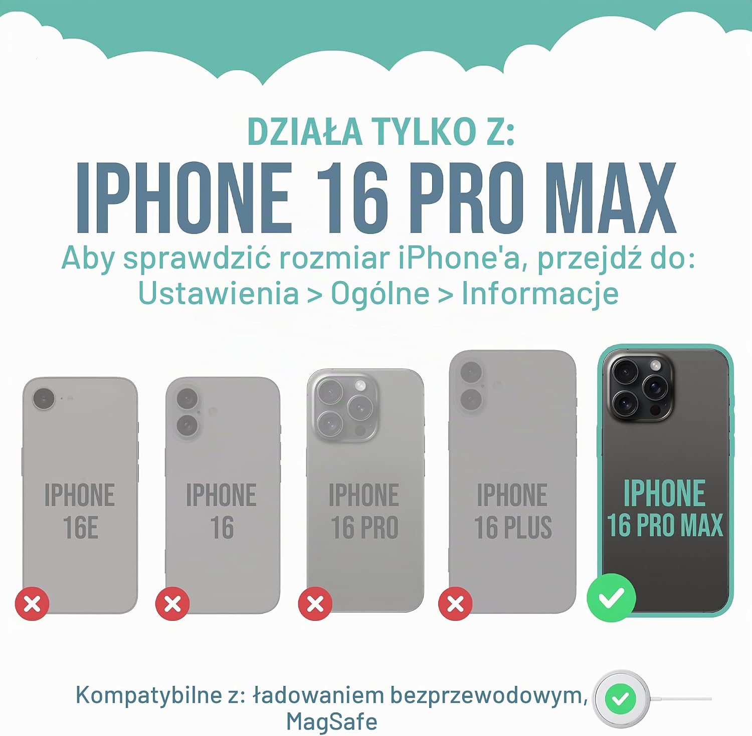 Thumbnail 4 de Smartish Gripmunk do iPhone’a 16 Pro Max – etui MagSafe z TPU