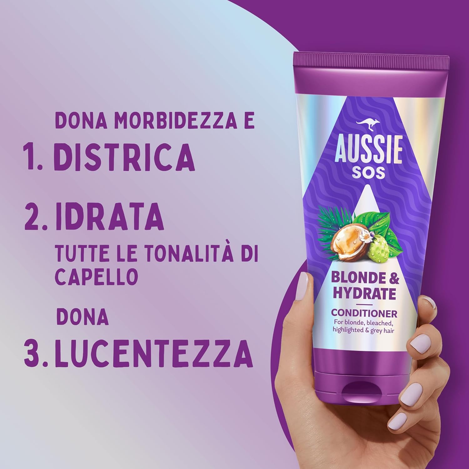 Detalle 2 de Aussie SOS Blonde & Hydrate 350 ml