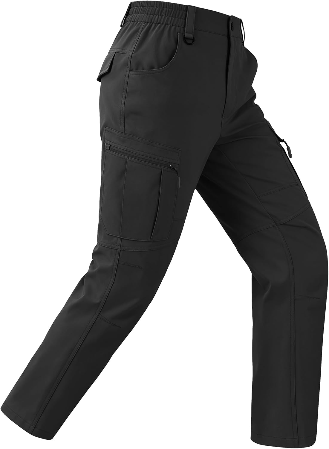 Detalle de Mens Hiking Pants Waterproof Cargo Work Pants: Lightweight Nylon, 6 Pockets