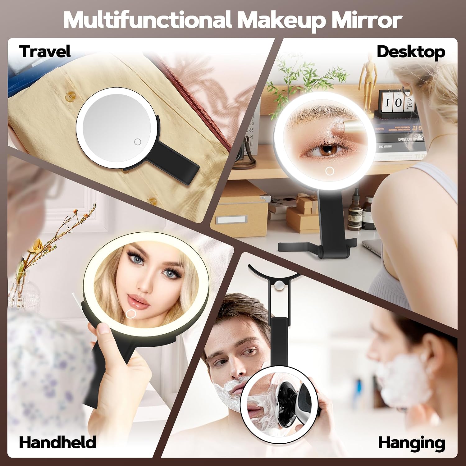 Detalle de B Beauty Planet Miroir grossissant 30X pliable