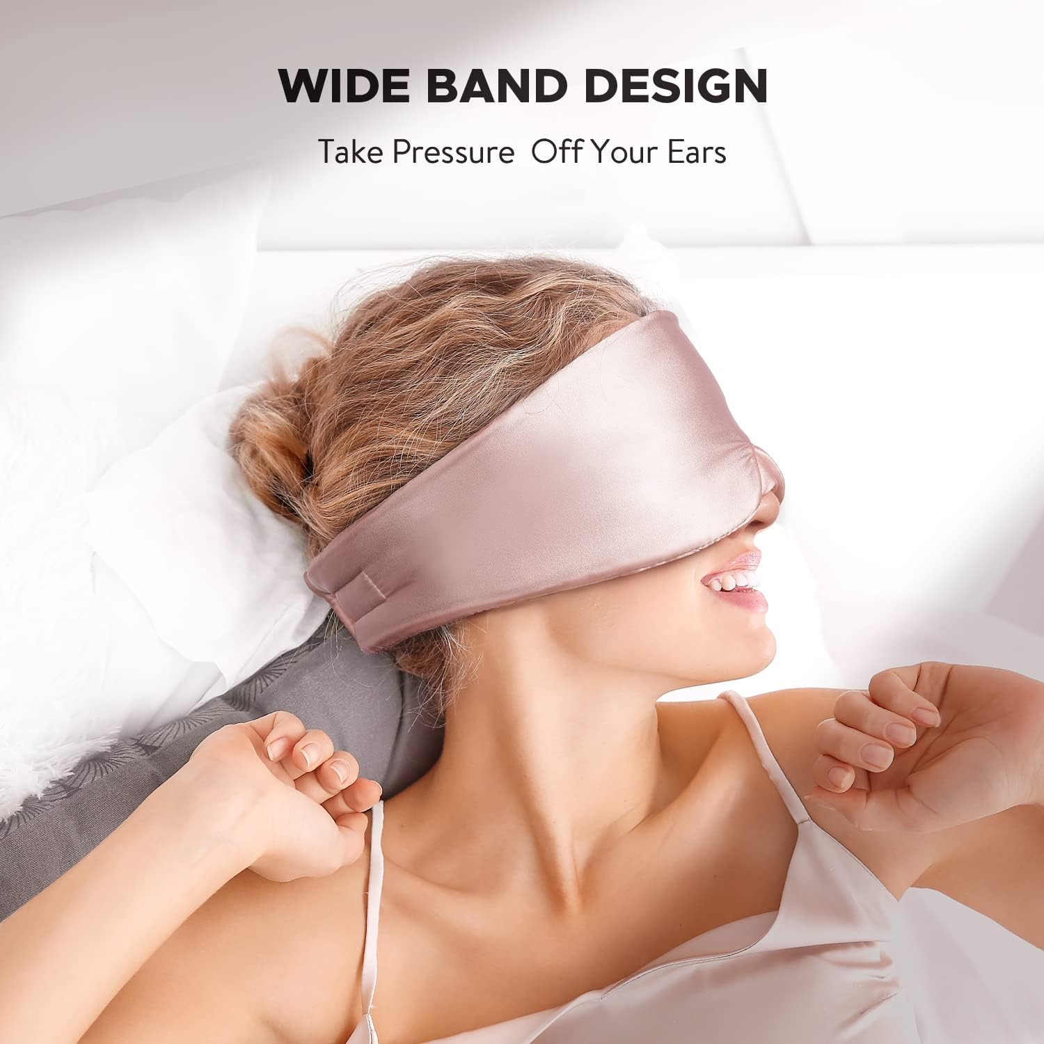 Detalle de LitBear Silk Sleep Mask for Side Sleeper