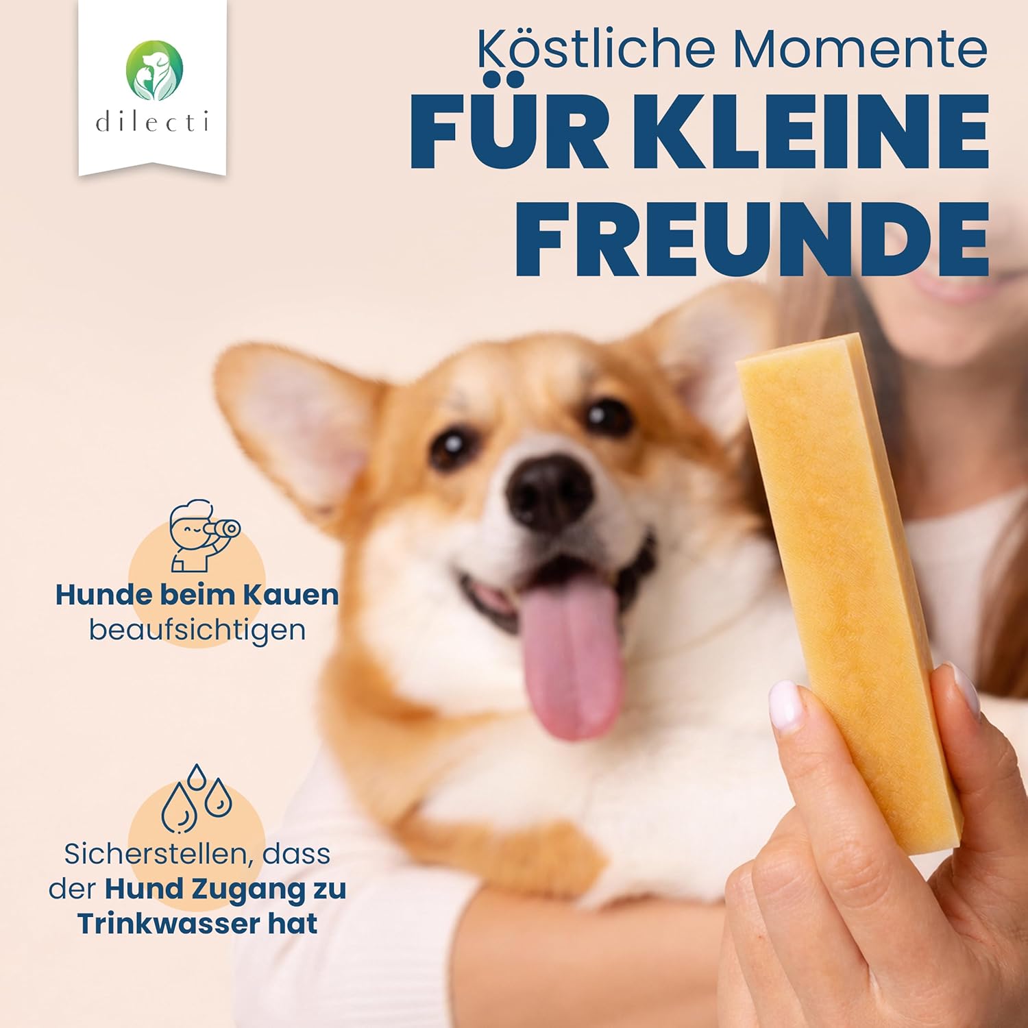 Thumbnail 6 de Dilecti S Kauknochen 5er‑Pack für Hunde 🦴