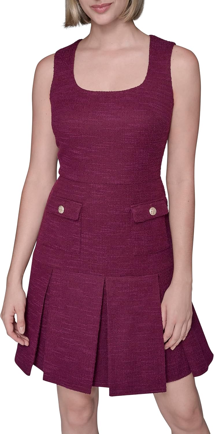 Detalle de Karl Lagerfeld Mini Dress in Textured Knit