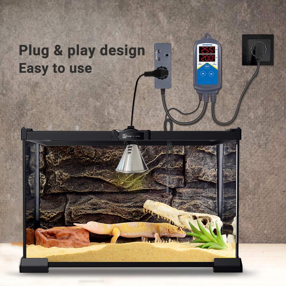 Thumbnail 5 de Inkbird ITC-306T Reptile Vivarium Thermostat for Heat Mats (Day/Night Cycle Timer)