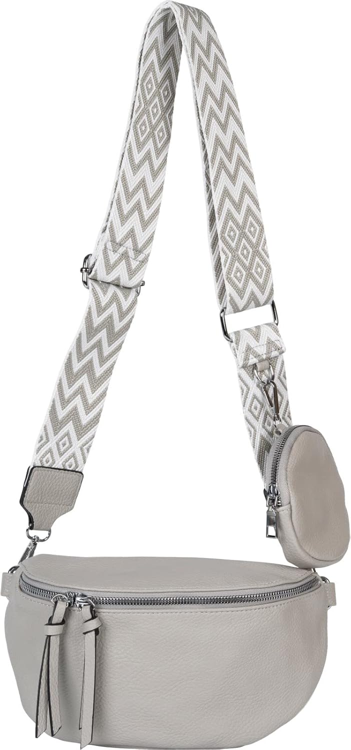 Detalle de Stylebreaker Set di borse a tracolla a mezzaluna per donna 2 pezzi, modello 02012396