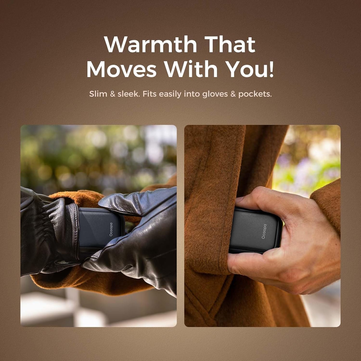 Detalle 2 de OCOOPA UT4 Magnetic Rechargeable Hand Warmer