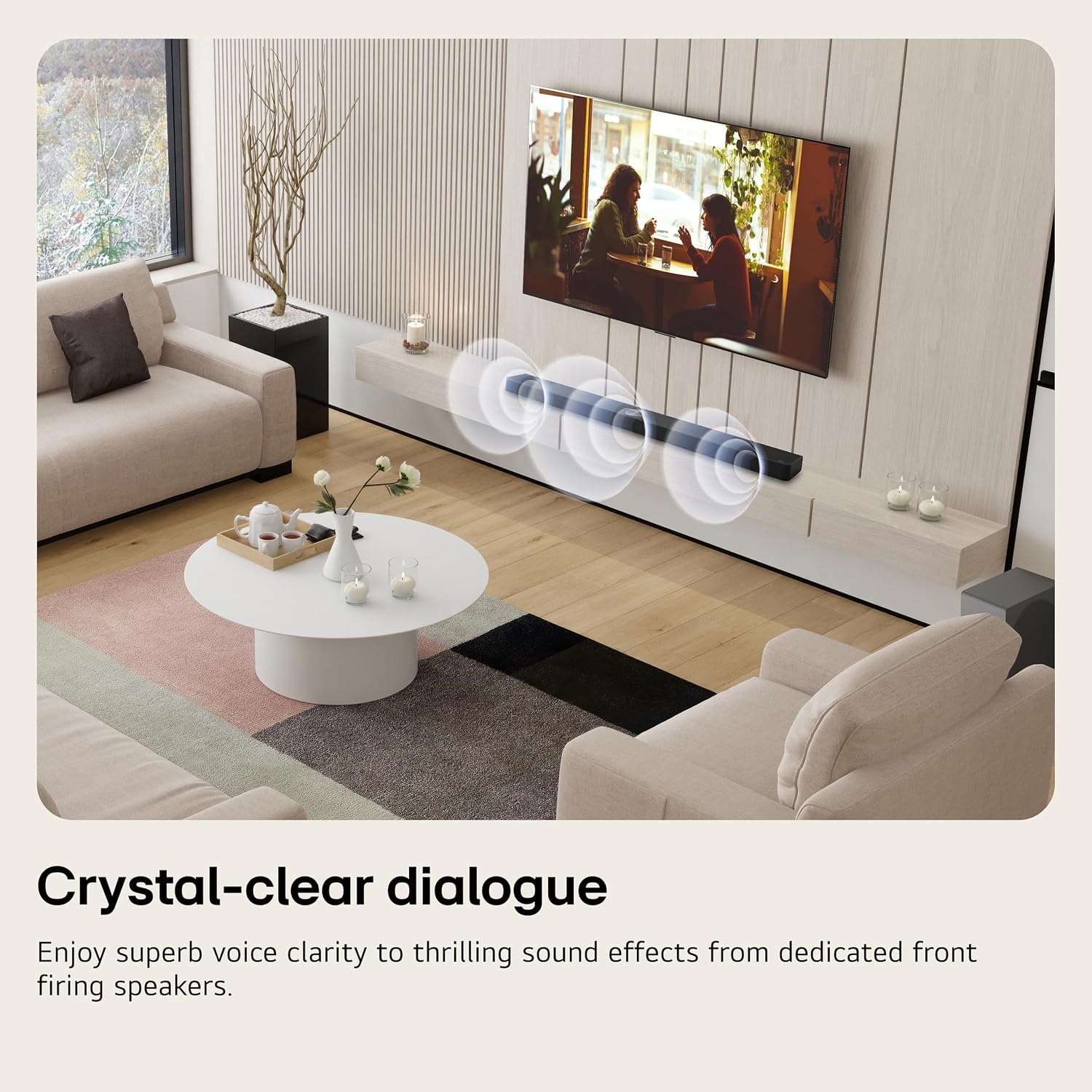 Detalle 2 de LG S6FTR.AUSALLD 5.1-Channel Home Theater Soundbar with Dolby Audio