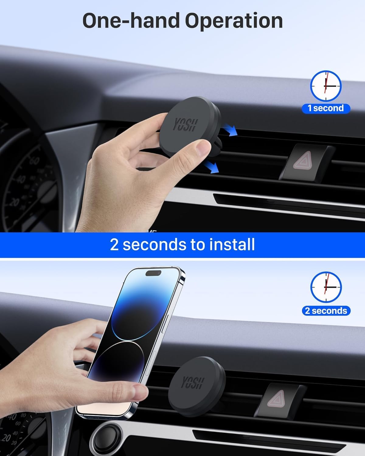 Thumbnail 4 de YOSH Magnetic Phone Holder 2-Pack