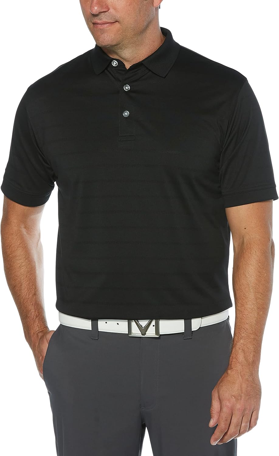 Detalle de Callaway Men’s Short Sleeve Opti-Dri Golf Polo Shirt