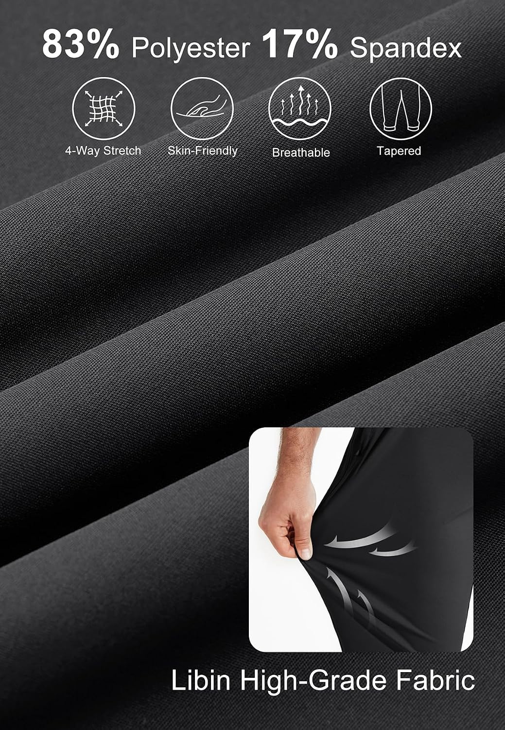 Thumbnail 3 de Libin Pantalón de Golf Jogging elástico Sello Jogger